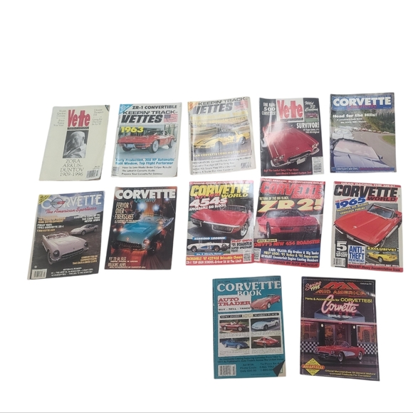 Other - Variety Of Vintage Corvette Magazine Collection, Huge Lot